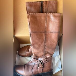 Clarks Tan Over the Knee Boots